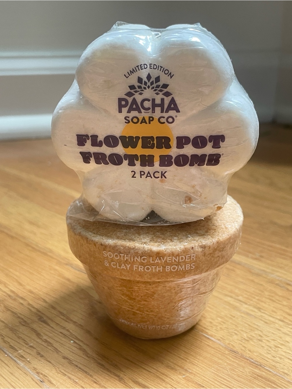 NWT Pacha Flower Pot Froth Bombs - Lavender (2 Pack)